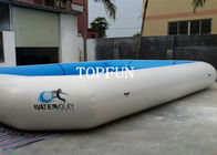 PVC Tente Mavi Taşınabilir Yüzme Havuzları, Şişme Su Parkı Yangın Geciktirici
