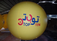 Ticari Reklam 2.5m Çapı İçin Sarı Özel Şişme Balonlar