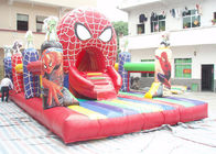 PVC Tente Örümcek Adam Şişme Eğlence Parkı, 8m * 5m * 4m