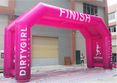 Tamamen Baskı Etkinliği / Spor Kullanımı ile PVC Tente Şişme Finish Arch