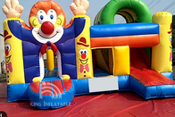 Palyaço Bouncy Castle Kiralama Bouncer Multiplay Çocuk Partisi Kaydırmalı Şişme Ev