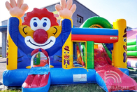 Palyaço Bouncy Castle Kiralama Bouncer Multiplay Çocuk Partisi Kaydırmalı Şişme Ev