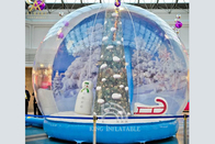 Noel Şişme Kar Küresi Çadır Noel Süslemeleri Ticari Dış Mekan Noel Reklamcılığı