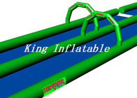 Logo Baskı ile 100m Uzun Çift Şeritli Şişme Kayma N Slayt Yeşil Mavi