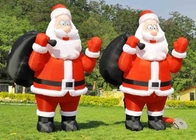 Noel Baba'yı havaya uçurun Harika Noel Dekorasyonu Açık Arka Bahçe Eğlenceli Şişme Noel Baba