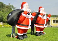 Noel Baba'yı havaya uçurun Harika Noel Dekorasyonu Açık Arka Bahçe Eğlenceli Şişme Noel Baba