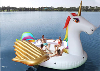 Şişme Ada Şamandıra Yetişkin Su Oyuncak 6 Kişilik Şişme Unicorn Havuz Şamandırası