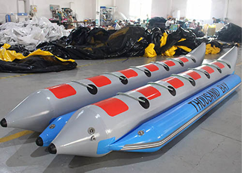 Custmozied Banana Boat Su Sporları Şişme Yüzen Su Oyuncakları Yetişkinler İçin Eğlenceli
