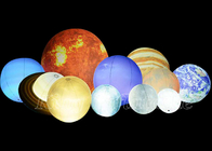 Açık Hava Reklam Balonları Şişme Asılı Gezegenler Led Işıklı Küre Balonu