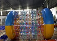 Çılgın Eğlence Hava Geçirmez 0.8mm PVC / TPU Yüzme Havuzu İçin Su Rolling Oyuncak Blow Up