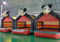 Anti - Açık Hava Oyunları CE Onayı İçin Statik Mickey Mouse Şişme Atlama Kalesi