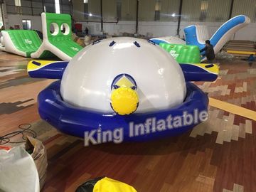 Su Parkı / Su Sporları İçin Dayanıklı 0.9mm PVC Hava Geçirmez Şişme Saturn Su Toy
