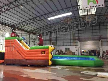 Eğlence Parkı Slide Dayanıklı Şişme Su Eğlencesi Özel Çocuklar / Yetişkinler İçin
