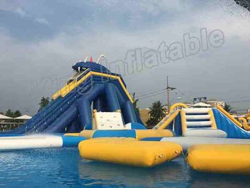Büyük Çerçeve Havuz / Ahtapot Slide CE Heyecanlı Şişme Su Parkları