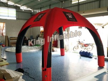 Kırmızı Reklam Dış Hava 0.65mm PVC Tente ile Şişme Örümcek Çadır Mühürlü