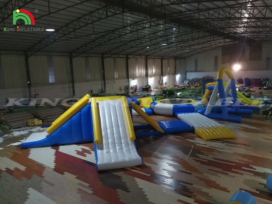 Şişme su parkı yüzen oyun yüzen ada ekipmanları