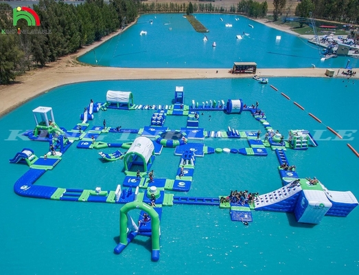 Şişme Su Parkı Deniz Su Parkı Yüzücü Su Oyun Alanı