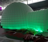 Yeni Tasarım Açık Açık Dev Igloo LED 2 Tünel Giriş Partisi İçin Şişme Kubbe Çadırı