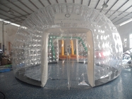 Açık hava taşınabilir özelleştirilmiş şeffaf şişme kubbesi yüzme havuzu kapak çadırı kabarcık çadırı