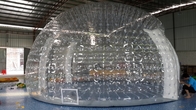 Açık hava taşınabilir özelleştirilmiş şeffaf şişme kubbesi yüzme havuzu kapak çadırı kabarcık çadırı