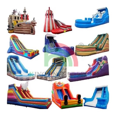 18ft Tropikal Fiesta Breeze Su kaydırmaları Çocuklar için Ticari Sınıflı Şişme Su Kaydırmaları Yetişkinler