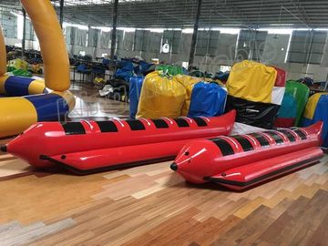 Kırmızı Renk Şişme Sinek Balıkçılık Tekneler Ile 0.9mm PVC Şişme Balıkçı Teknesi Tekneler