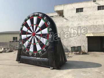 Dev Şişme Futbol Dart Tahtası Açık Spor Oyunları Siyah Ve Beyaz Renk