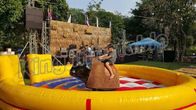 0.55mm PVC Tente ile Elektrikli Bull On Açık Bahçesi Şişme Bull Havuz Ride