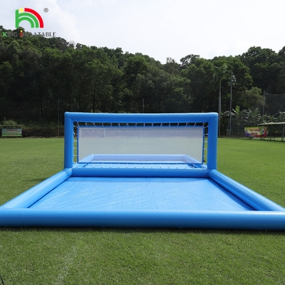 33x16.5x7FT şişme voleybol sahası plaj voleybol ağı voleybol havuzu Açık hava oyunu için hava pompası ile su alanı