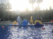Açık Eğlence için Slide Büyük Yüzer Şişme Aqua Park Su Oyunları