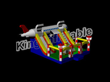 CE Belgesi ile Açık ve Kapalı Uçak Şişme Kuru Slayt PVC OEM Logosu