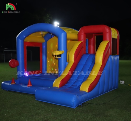 Çocuklar için şişme sıçrama kalesi, süpürge, tırmanma, engeller, trampolin, top havuzu.