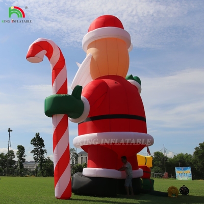 20ft 26ft 33ft Noel Dış Dekorasyonu Reklam için Dev Şişme Noel Baba