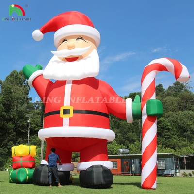 20ft 26ft 33ft Noel Dış Dekorasyonu Reklam için Dev Şişme Noel Baba