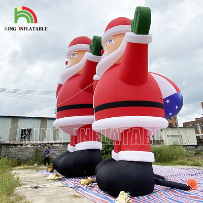20ft 26ft 33ft Reklam Havalandırılabilir Noel Baba Noel Partisi Dekorasyonu İçin