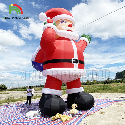 20ft 26ft 33ft Reklam Havalandırılabilir Noel Baba Noel Partisi Dekorasyonu İçin