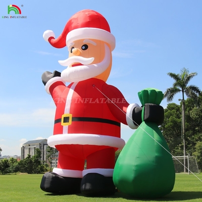 20ft 26ft 33ft 40ft Noel şişme Noel Baba dışarıdaki çim bahçesi için Noel partisi dekorasyonu