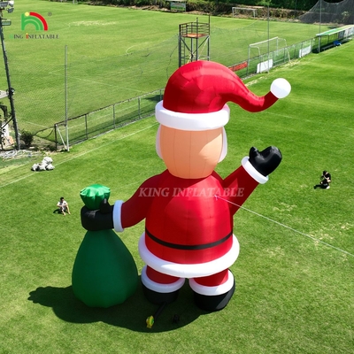 20ft 26ft 33ft 40ft Noel şişme Noel Baba dışarıdaki çim bahçesi için Noel partisi dekorasyonu