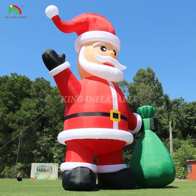 20ft 26ft 33ft 40ft Noel şişme Noel Baba dışarıdaki çim bahçesi için Noel partisi dekorasyonu