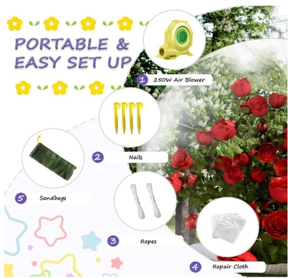 10FT şişme kar küresi 0.5mm PVC Noel süslemeleri Dev Şeffaf Şişme Bubble Igloo Çadırı