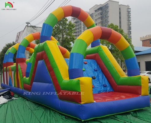 Ticari arazi engeller kursu spor çocuklar için şişme engeller oyunu