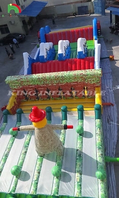Ticari Bounce House Yetişkin Oyun Engelleme Kursu Çocuk Spor Aktiviteleri Şişme Engelleme Kursu Yetişkinler İçin Şişme