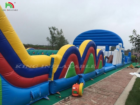 Açık hava dev şişme büyük sıçrama tema açık hava park oyun alanı şişme kale kombinasyon şişme engeller kursu
