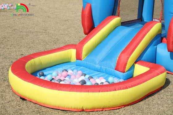Kapalı Açık Hava Partisi Şişme Atlama Evi Bebek Atlama Evi Top Çukurlu Kaydırma Basket Trampolin