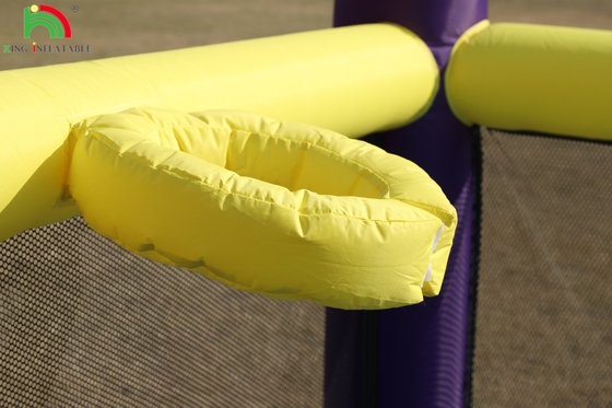 Slide ile şişme sıçrama evi Duvara tırmanma engelleri Trampolin topu havuz