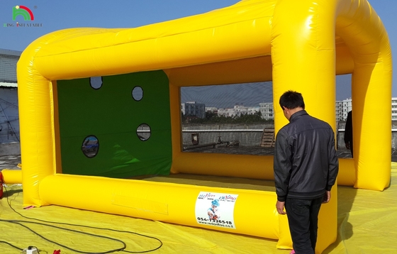 Futbol Atış Oyunu İyi Fiyat Ticari Dayanıklı Şişme Futbol golü