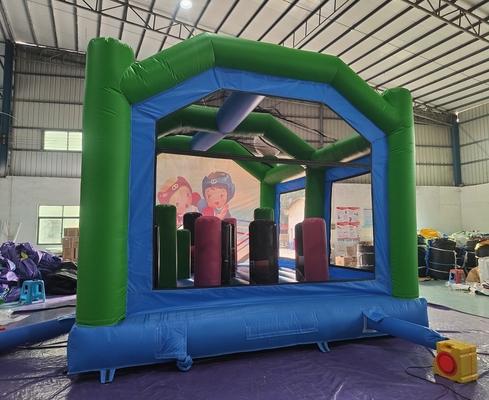 Şişme Dövüş Arenası Yetişkinler Çocuklar Trampolin Parkı Şişme Gladiator Dövüş Oyunu Atlama Kalesi