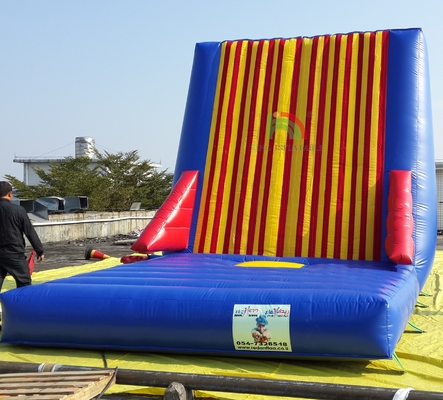 Fabrika Toptan Satış Ticari Açık Hava Spor Oyunu Yetişkinler için Şişme Yapışkan Duvar Oyunu Şişme Zıplama Zıplayan Kale