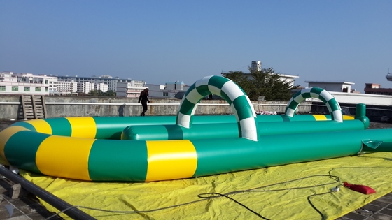 Açık Hava Şişme Go Kart Yarış Pisti Çekici Şişme Yarış Pisti, Çarpışan Arabalar İçin