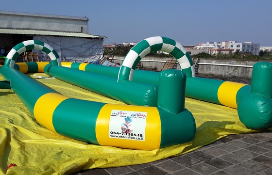 Açık Hava Şişme Go Kart Yarış Pisti Çekici Şişme Yarış Pisti, Çarpışan Arabalar İçin